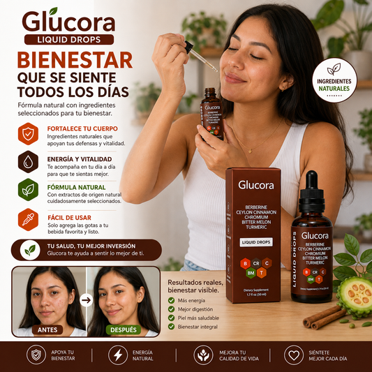 GLUCORA® 🍃 ✨ Un complemento ideal para acompañar tu bienestar diario